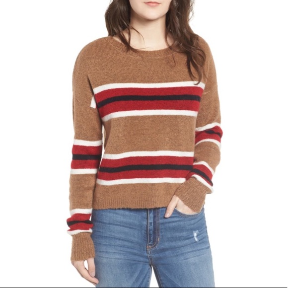 TEN SIXTY SHERMAN Placement Stripe Sweater Size S - Picture 1 of 7